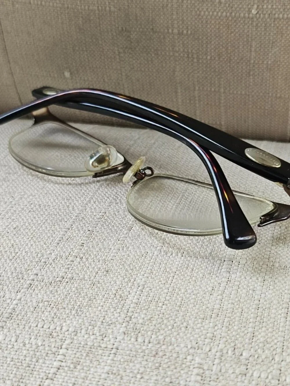 Coach Women Eyeglasses Frame Half Rim Eyewear Glasses HC5066 Satin Brown/Dark To